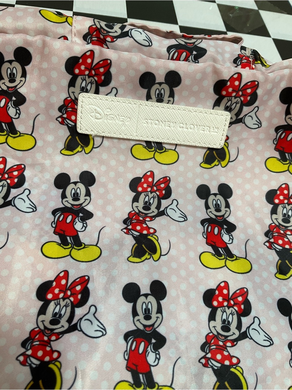 Stoney Clover Lane Pink Minnie Print packing cube Disney - Picture 2 of 6